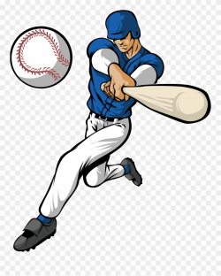 Hitting A Baseball Clipart Amp Hitting A Baseball Clip - Baseball ...