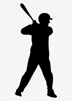 Baseball Player Silhouette Png Vector Library Download - Baseball ...