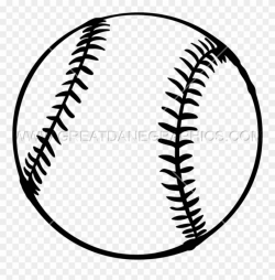 Softball Black And White Clipart Softball Baseball - Softball ...