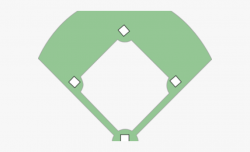Softball Field Clipart - Baseball Diamond Vector Png #377715 ...