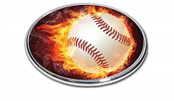 Amazon.com: Baseball on Fire Logo Trailer Hitch Cover - 2 ...