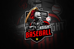 Baseball Knight - Mascot&Esport Logo ~ Logo Templates ...