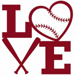 Silhouette Design Store: love baseball logo | Cricut ...
