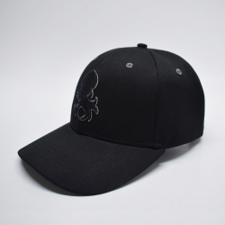 Kraken Logo Grey Silhouette Snapback Baseball Hat