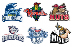Some minor league baseball logos | Sports team logos, Minor ...