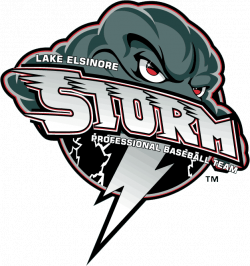 Lake Elsinore Storm Primary Logo (1997) - A storm cloud with ...