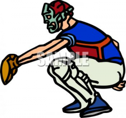 Baseball Player Clipart Catcher | Clipart Panda - Free ...