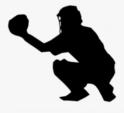 Baseball Player Running Clipart - Baseball Catcher Clip Art ...