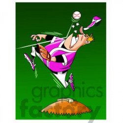 cartoon shortstop baseball player clipart. Royalty-free ...