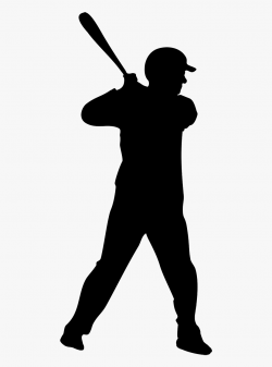 Baseball Background Png - Baseball Player Silhouette ...
