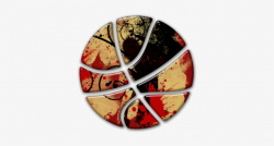 Abstract Paint Splatter Basketball Clipart - Abstract Transparent ...