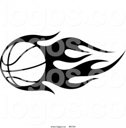 Royalty Free Clip Art Vector Black and White Tribal Flaming ...