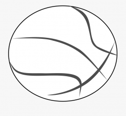 Basketball Outline Clip Art - Basketball Logo White Png ...