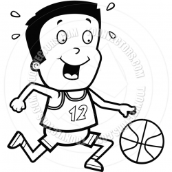 Basketball Player Clipart Black And White | Clipart Panda ...