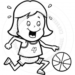 Basketball Player Clipart Black And White | Clipart Panda ...