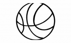 Basketball Clipart Drawing - Ball Clipart Black And White Free PNG ...