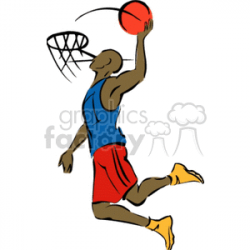 going for a slam dunk clipart. Royalty-free GIF, JPG, EPS clipart ...