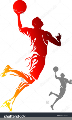 Basketball Player Dunking Clipart | Free Images at Clker.com ...