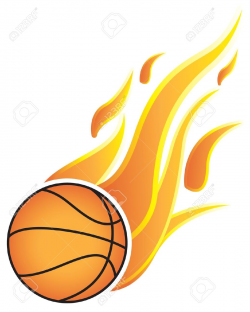 Flaming Basketball Clipart | Free download best Flaming Basketball ...