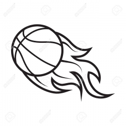 Flaming basketball clipart 3 » Clipart Station