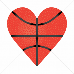 Heart shaped basketball clipart 2 » Clipart Station