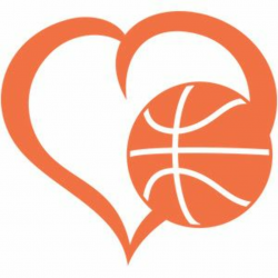Basketball heart | Silhouette cameo | Basketball heart, Basketball ...