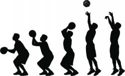 Shooting a basketball clipart » Clipart Portal