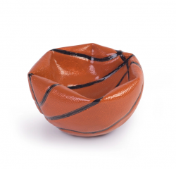 Download Free png Ceramic Bowl in the shape of a deflated ...