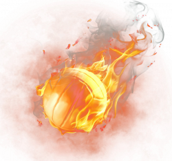 Light Basketball Fire - Fire Basketball png download - 650 ...