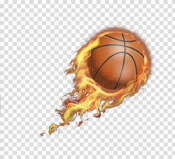 Fire realistic basketball transparent background PNG clipart ...