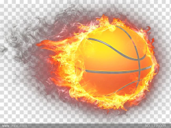 Flaming basketball , Basketball Team sport Baseball ...