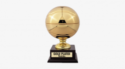 Soccer Trophy - Gold Ball Trophy Basketball Transparent PNG ...
