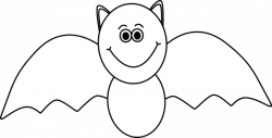 Black and White Bat Clip Art - Black and White Bat Image...great ...