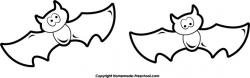 Halloween Bat Clipart Black And White | Clipart Panda - Free Clipart ...