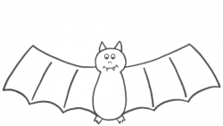 Halloween Bat Coloring Book - Clip Art Library