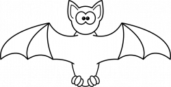 clipartist.net » Clip Art » Bat Black White Art Zeke Halloween SVG ...