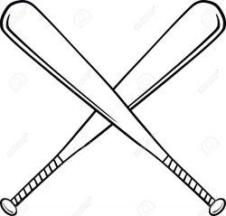 Crossed baseball bat clipart 5 » Clipart Station