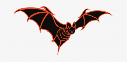 Outline Bat Clipart, Echo - Halloween Scary Bats Transparent PNG ...