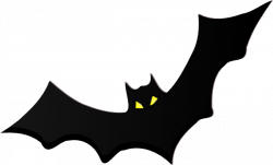 Simple outline drawing of a bat clipart - AbeonCliparts | Cliparts ...