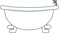 bathtub clipart | Bathtub Clip Art Image - large with ...