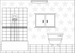 90+ Bathroom Clipart Black And White – Bathroom Clipart ...