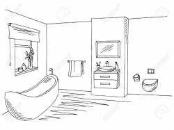 Download for free 10 PNG Bathroom clipart black and white ...