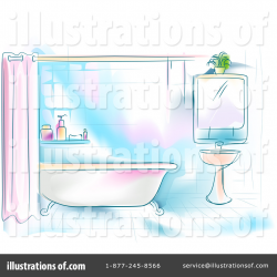 Bathroom Clipart #99511 - Illustration by BNP Design Studio