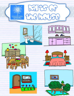 Parts of the house clip art | Clip art, Living room clipart ...