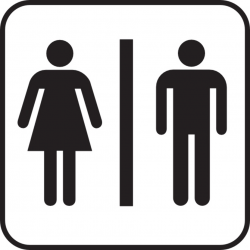 Men Women Bathroom clip art Free vector in Open office ...