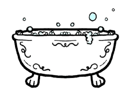 Clawfoot bathtub clipart clipart images gallery for free ...