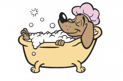 Dog Grooming Bathtub Clipart - Clip Art Library