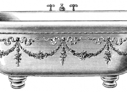 Victorian Clipart bathtub 16 - 440 X 320 Free Clip Art stock ...