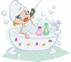 Bathtub clipart woman, Bathtub woman Transparent FREE for ...