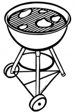 Bbq Black And White Clipart - Clip Art Library